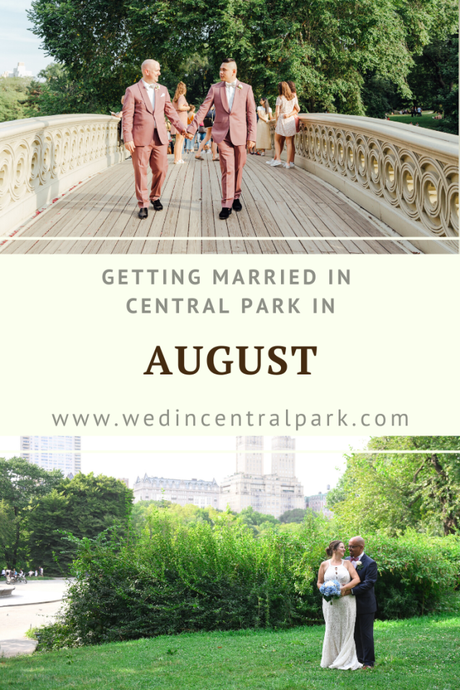 Getting Married in Central Park in August