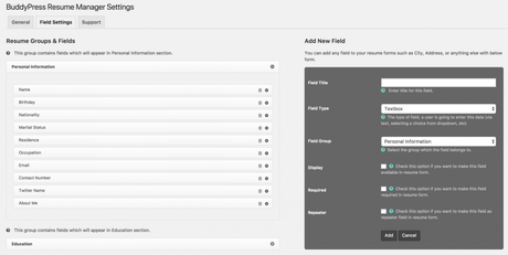 BuddyPress Resume Manager Plugin BuddyPress Resume Manager Plugin