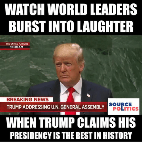 WATCH WORLD LEADERS BURST INTO LAUGHTER THE UNITED NATIONS 1038 AM ...