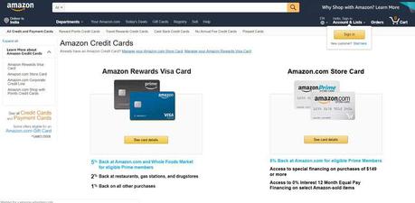 amazon credit cards