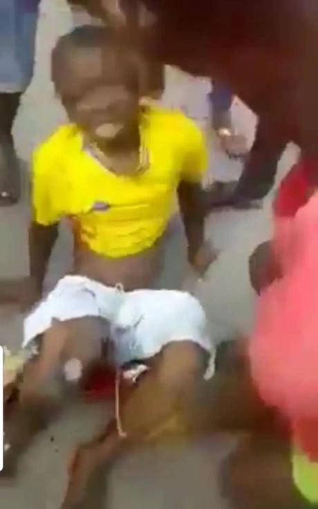 Protest over lockdown extension turns bloody as police shoot young man on his buttocks in Sapele (photos)