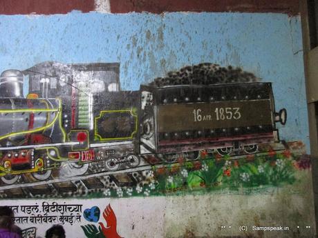 celebrating the first passenger train in India this day - 167 years ago !