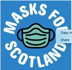 masks for scotland fundraiser
