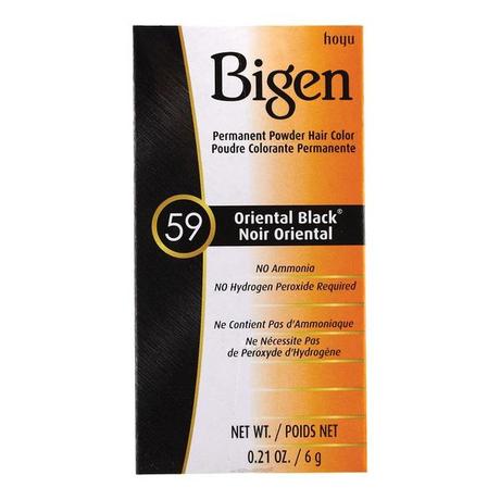 What is the Best Powder Hair Color? Bigen Permanent Powder Hair Color 59 Oriental Black