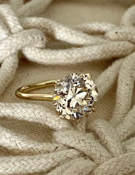 4+ ct OEC Engagement Ring