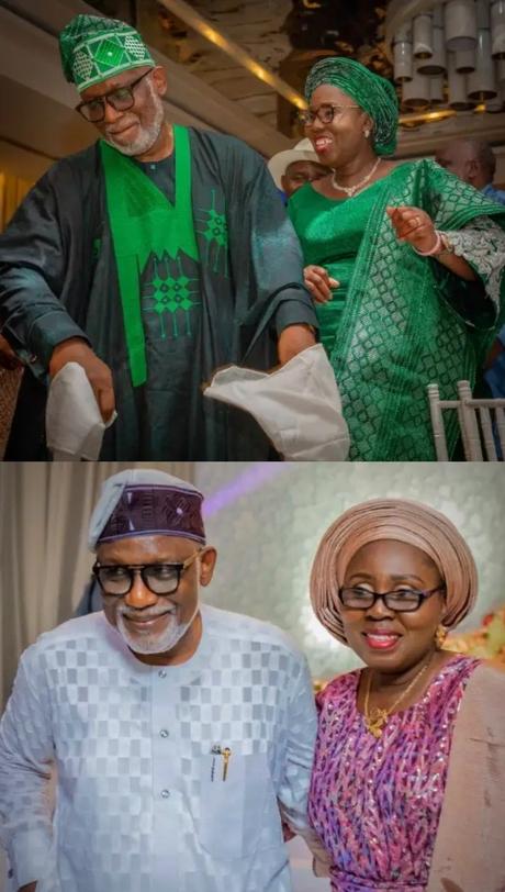 Ondo state governor, Rotimi Akeredolu and wife, Betty, celebrate 39th wedding anniversary