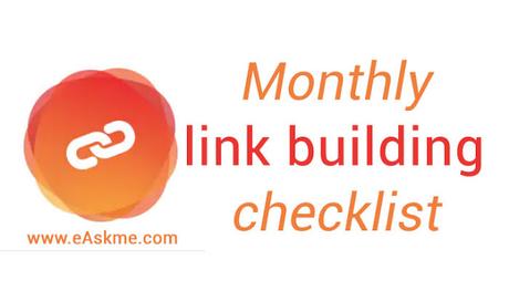 Link Building Checklist to Earn High Quality Backlinks Naturally