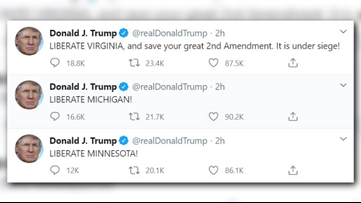 Trump tweets 'LIBERATE MICHIGAN,' echoing Lansing protesters ...