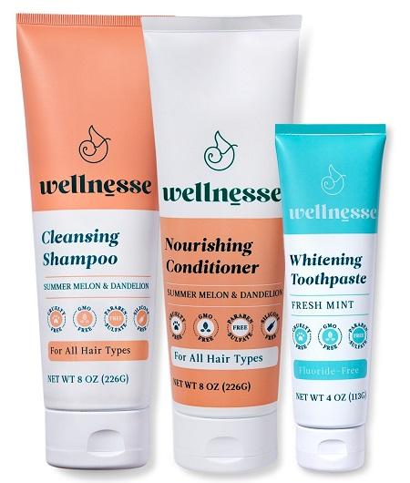 Wellnesse Announces All-Natural Shampoo and Conditioner 