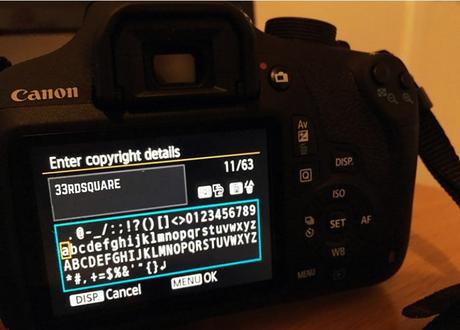 How To Copyright Your Photos With Metadata on-screen copyright details