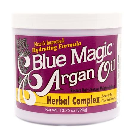 Herbal Conditioner For Hair Fall – Fact and Fiction Blue Magic Argan Herbal Complex Leave-in Conditioner 390g