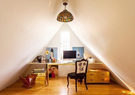  Get Creative - How To Create A Home Office When You Live In A Small-Space Apartment - Lonny