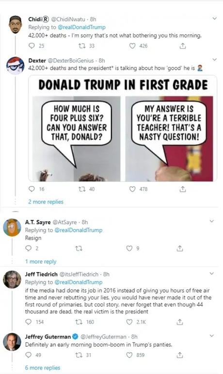 See savage replies Trump received after he lashed out at media amid Coronavirus pandemic See savage replies Trump received after he lashed out at media amid Coronavirus pandemic