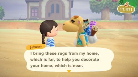 Animal Crossing New Horizons: Saharah's First Visit And Tarantula Island