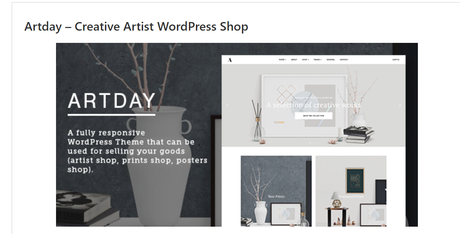 WooCommerce Themes For Artists