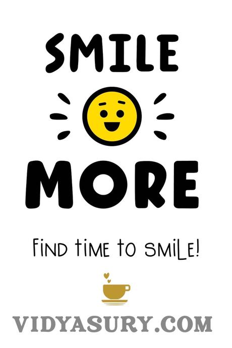 Do you find time to smile? (super easy 4-step exercise)