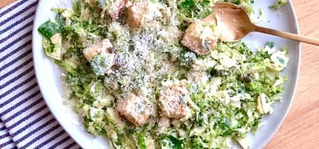 Vegan Brussels Sprout Caesar Salad2 min read