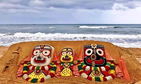 interesting sand imprint