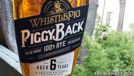WhistlePig 6 Year PiggyBack Label