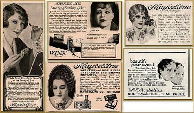 Women still want lush lashes and brows and perfect skin 105 years later