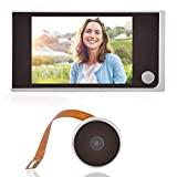 3.5'LCD HD Screen Peephole Viewer Digital Door Eye Viewer Camera 720P Image Resolution 120 Degree Wide Angle Home Security System