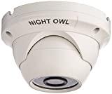 Night Owl Security, 1 Pack Add–On 1080p HD Wired Security Dome Camera – Audio Enabled (White)