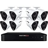 Night Owl CCTV Video Home Security Camera System with 8 Wired 5MP HD Indoor/Outdoor Cameras with Night Vision, Dual Sensor Technology with Real-Time Motion Alerts, and 1 TB Hard Drive