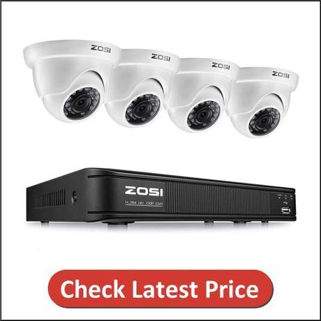 ZOSI 8CH Video Security Camera System with DVR