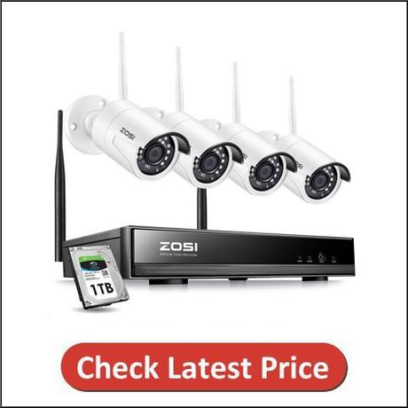 ZOSI Wireless Security Cameras System