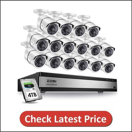 ZOSI 1080p 16 Channel Video Surveillance System