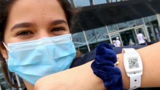 Coronavirus: People-tracking wristbands tested to enforce lockdown