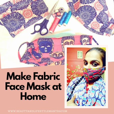 DIY - How to Make a Cloth Face Mask / Make Fabric Face Mask at Home