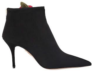 Shoe of the Day | Charlotte Olympia OLF197151A Suede Booties