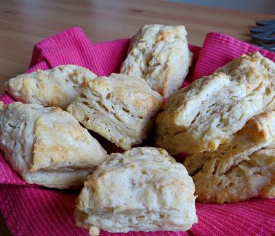 Mile High Greek Yogurt Biscuits