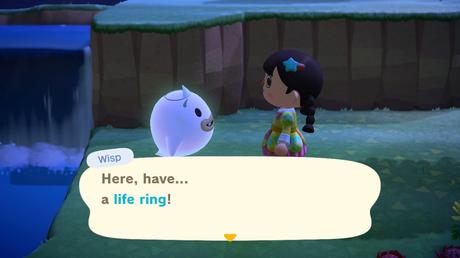 Animal Crossing New Horizons: Wisp's First Appearance
