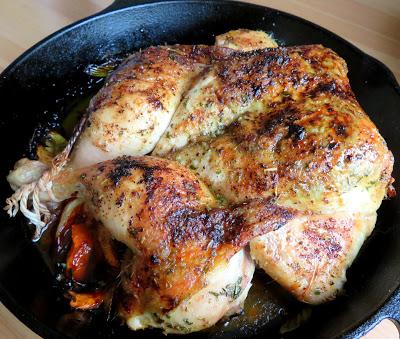 Roasted Spatchcock Chicken