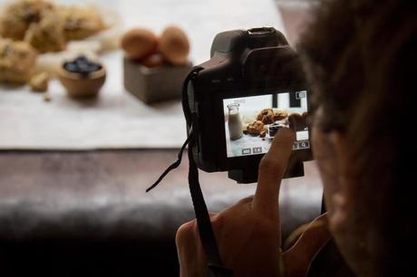 Essential Food Photography Tips for Bloggers & Instagrammers high angle shoot