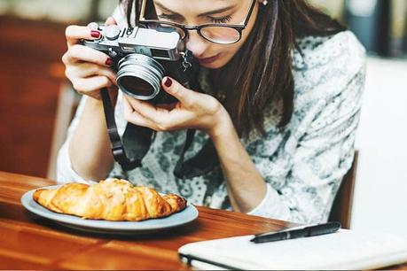 Essential Food Photography Tips for Bloggers & Instagrammers high angle shoot