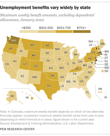 Unemployment Qualifications/Benefits Vary In The States