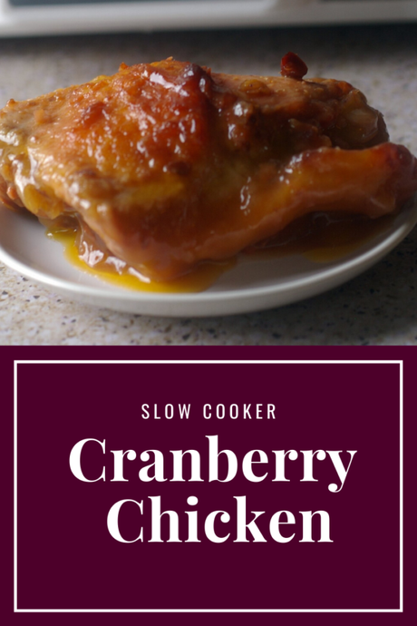 Slow Cooker Sunday Cranberry Chicken