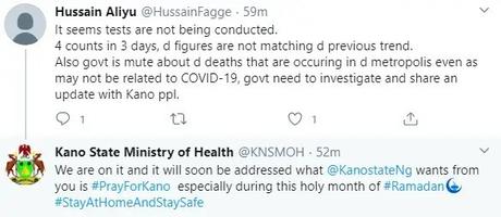 ”Pray for Kano” – State Ministry of Health says it is investigating claims of mysterious deaths in the state