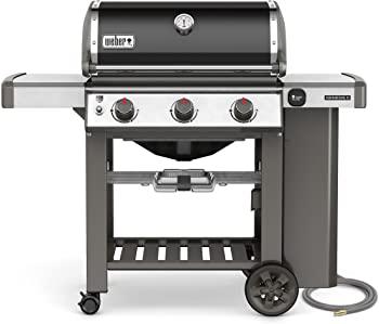 Weber 66010001 Genesis II E-310 Natural Gas Grill, Black, Three-Burner