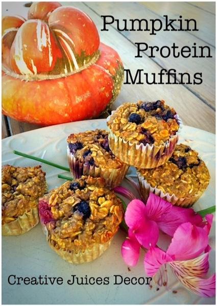 Healthy Pumpkin Protein Muffins