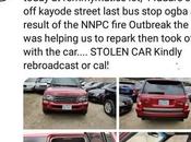 Moment Pretending Help Allegedly Steals Range Rover from Dealership During Ogba Fire