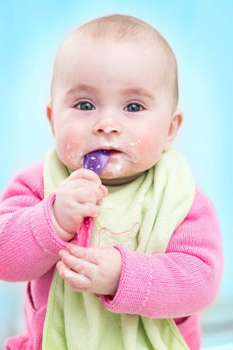 Baby prefer solid foods