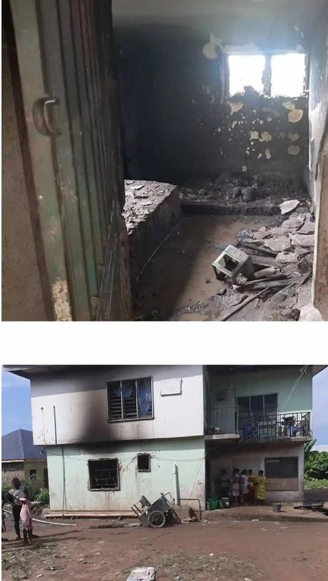Sad! Woman and her two children burnt to death in Rivers (photos)