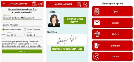 Resume Builder App Free CV Maker & PDF Templates