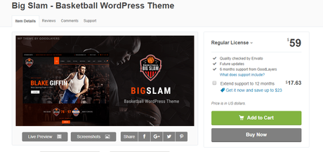 WordPress Sports Theme