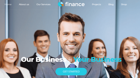 Financial WordPress Theme