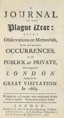 A Report on Daniel Defoe's Journal of the Plague Year (1722) A Report on Daniel Defoe's Journal of the Plague Year (1722)